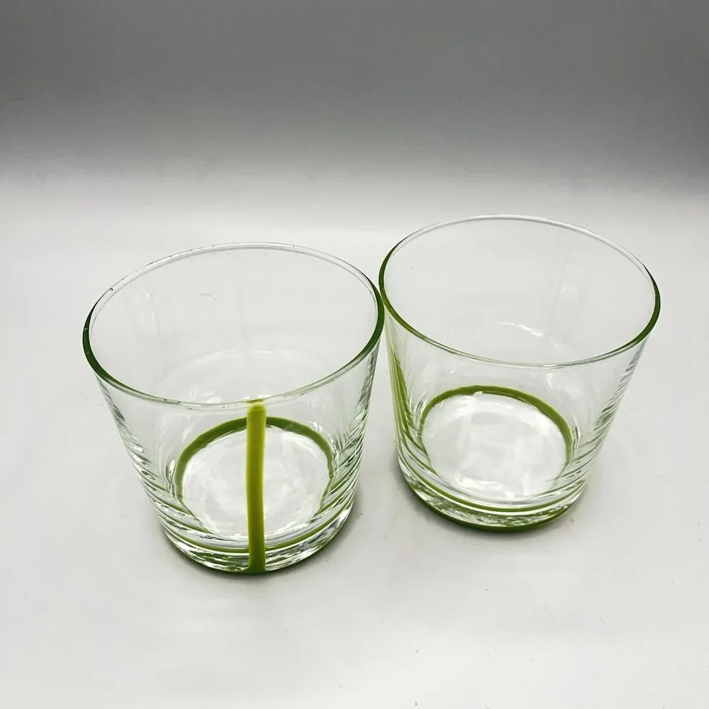 Green Glasses - Set Of 2